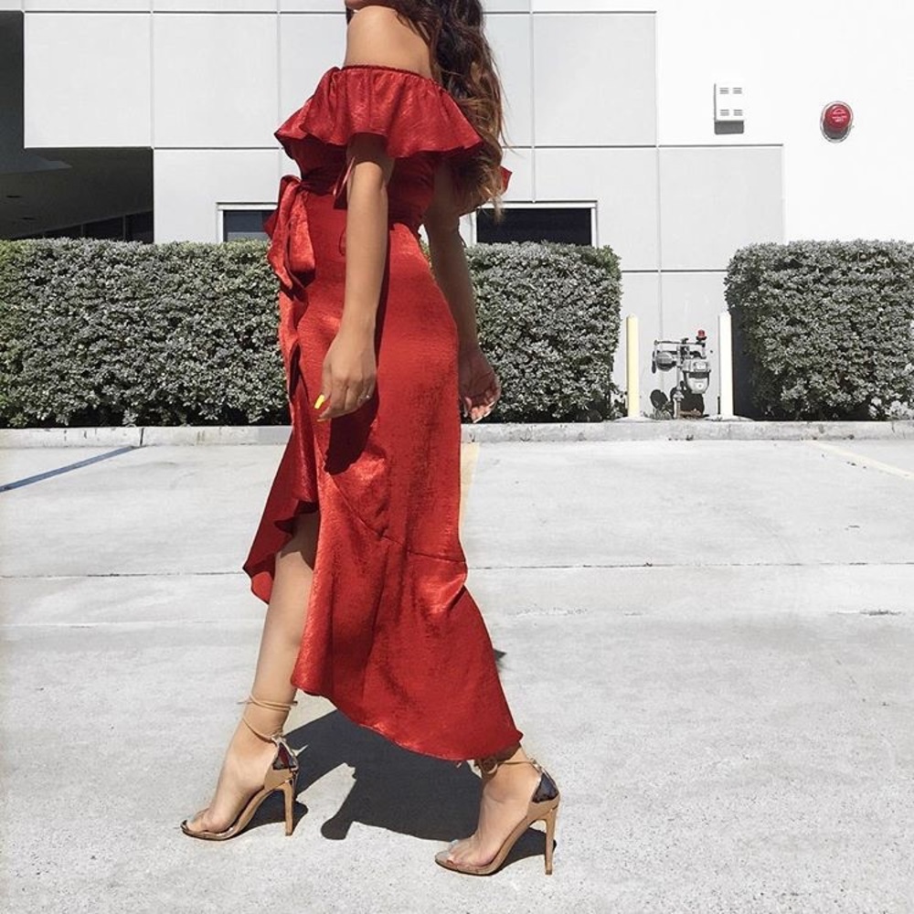 Beautiful satin dress